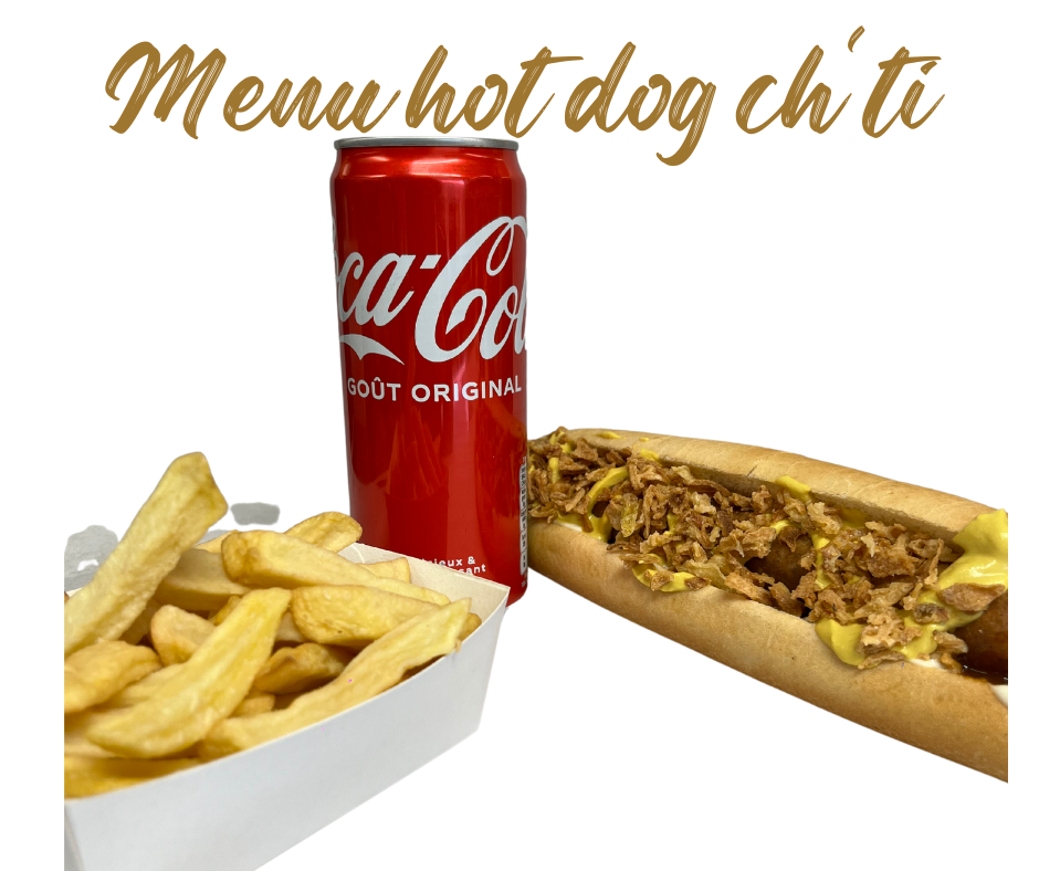 Menu Hot dog ch'ti